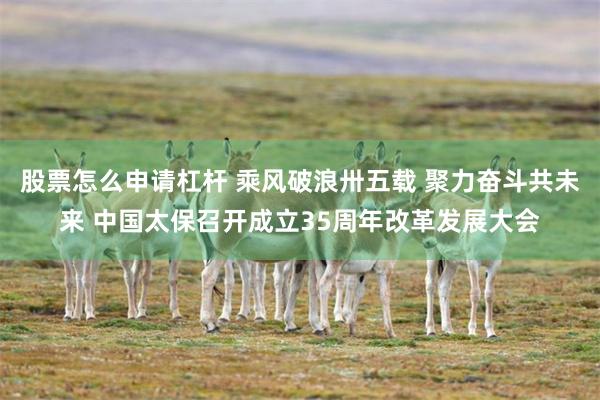 股票怎么申请杠杆 乘风破浪卅五载 聚力奋斗共未来 中国太保召开成立35周年改革发展大会