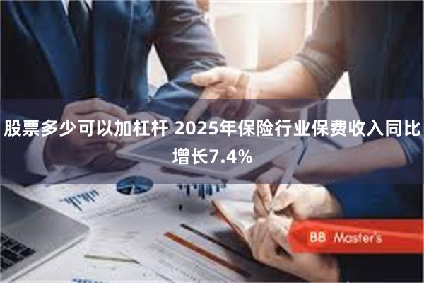 股票多少可以加杠杆 2025年保险行业保费收入同比增长7.4%