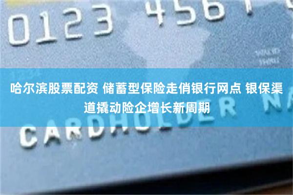 哈尔滨股票配资 储蓄型保险走俏银行网点 银保渠道撬动险企增长新周期