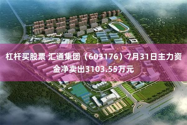 杠杆买股票 汇通集团（603176）7月31日主力资金净卖出3103.55万元