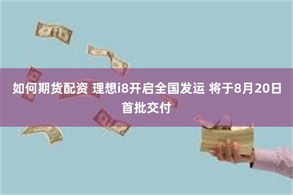 如何期货配资 理想i8开启全国发运 将于8月20日首批交付