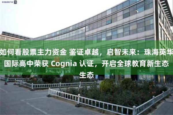 如何看股票主力资金 鉴证卓越，启智未来：珠海英华国际高中荣获 Cognia 认证，开启全球教育新生态